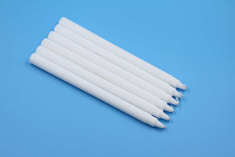 White Fluted Candle for Decoration to Nigeria