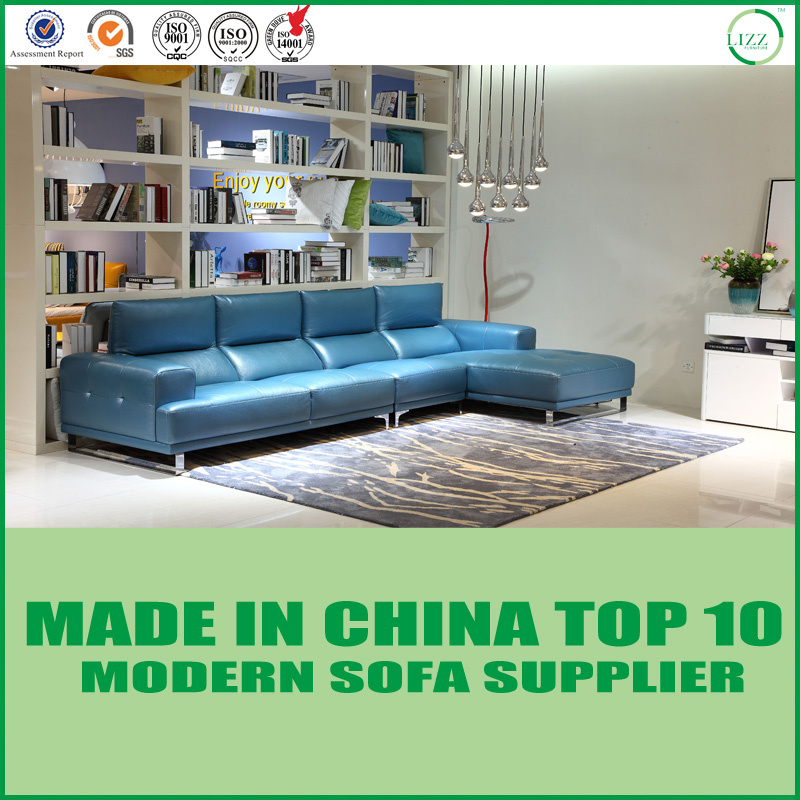American Modern Leather	Living Room Furniture Sectional Sofas