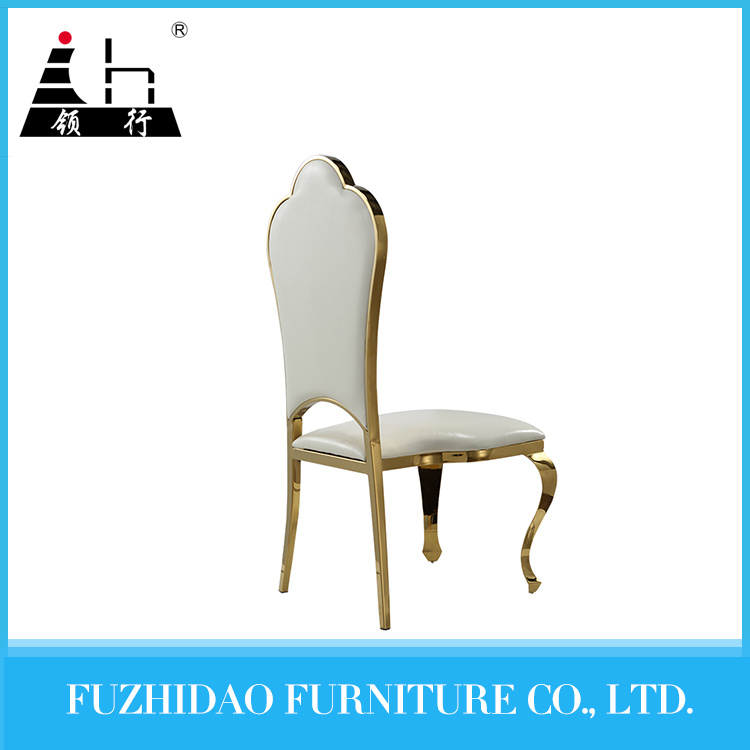 Home Furniture Metal Dining Chair with Stainless Steel Legs
