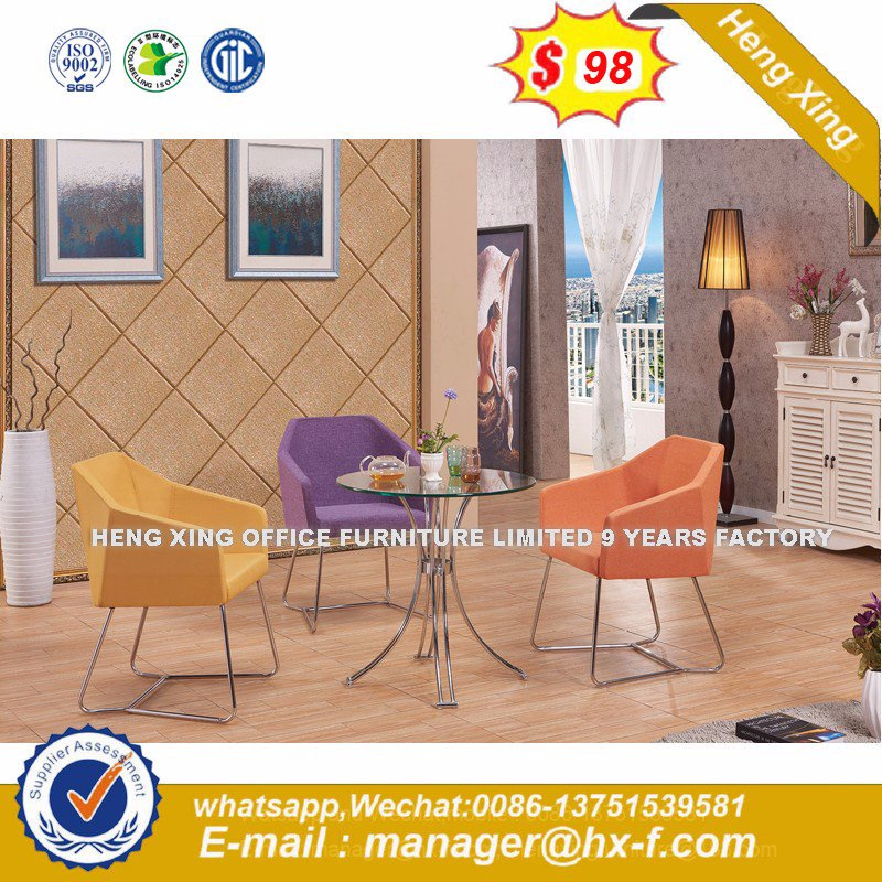 New Style Wood and Leather Hotel Lobby Waiting Sofa (HX-SN8028)