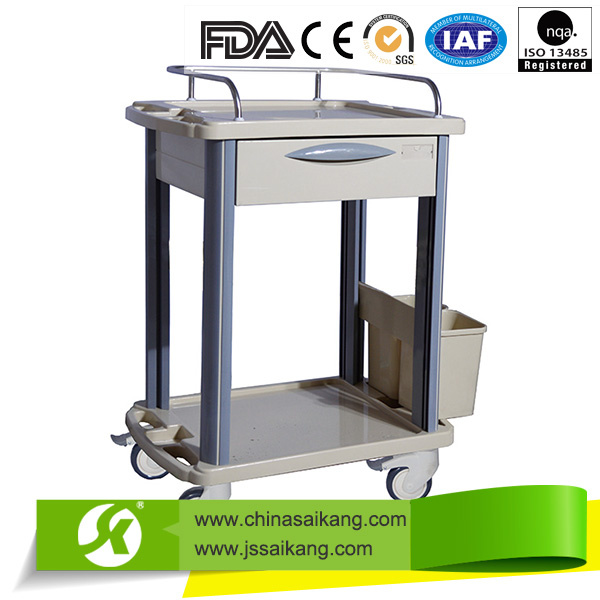 BV Certification Durable ABS Nursing Trolley Hospital