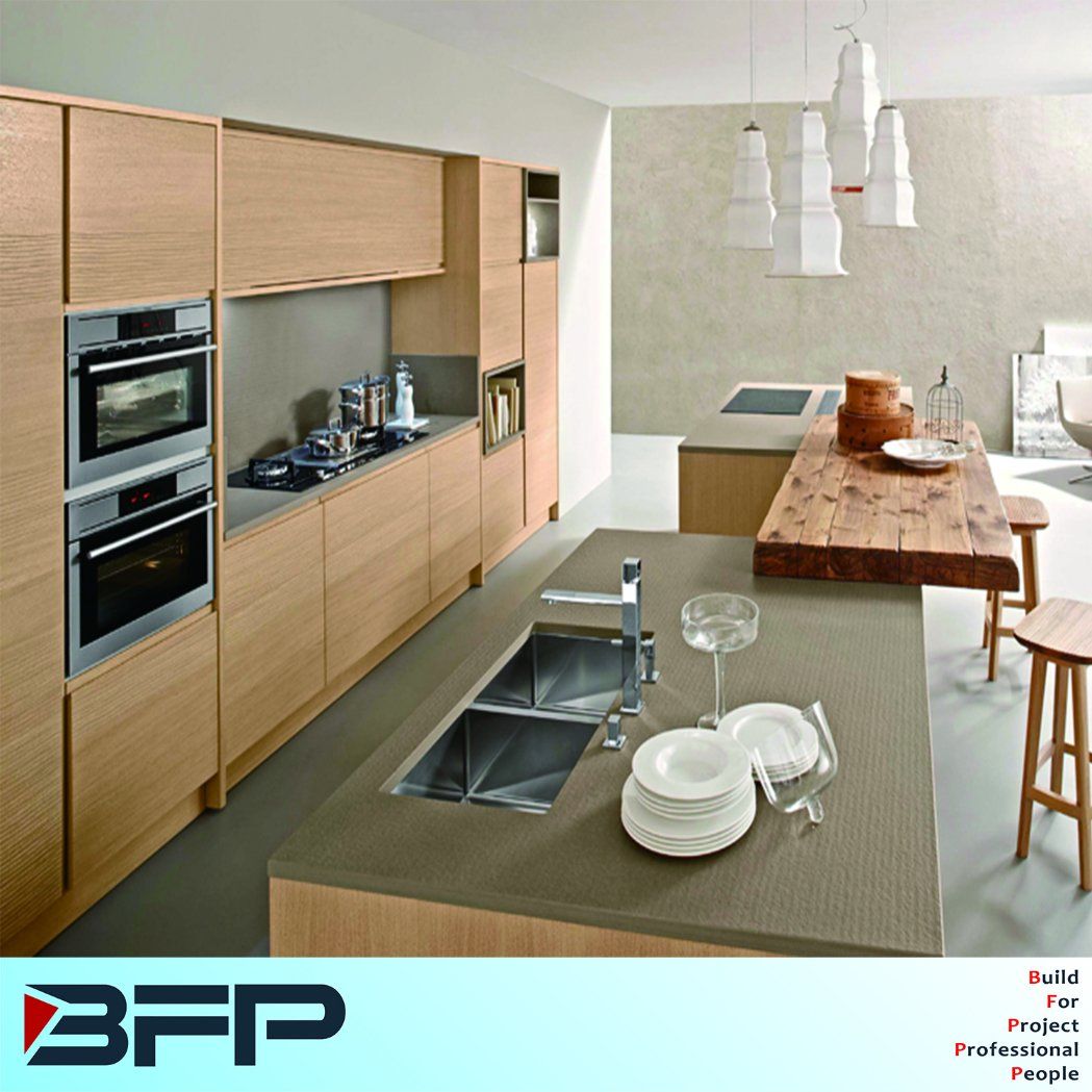 Chinese Wooden Furniture Wood Venner Kitchen Cabinets