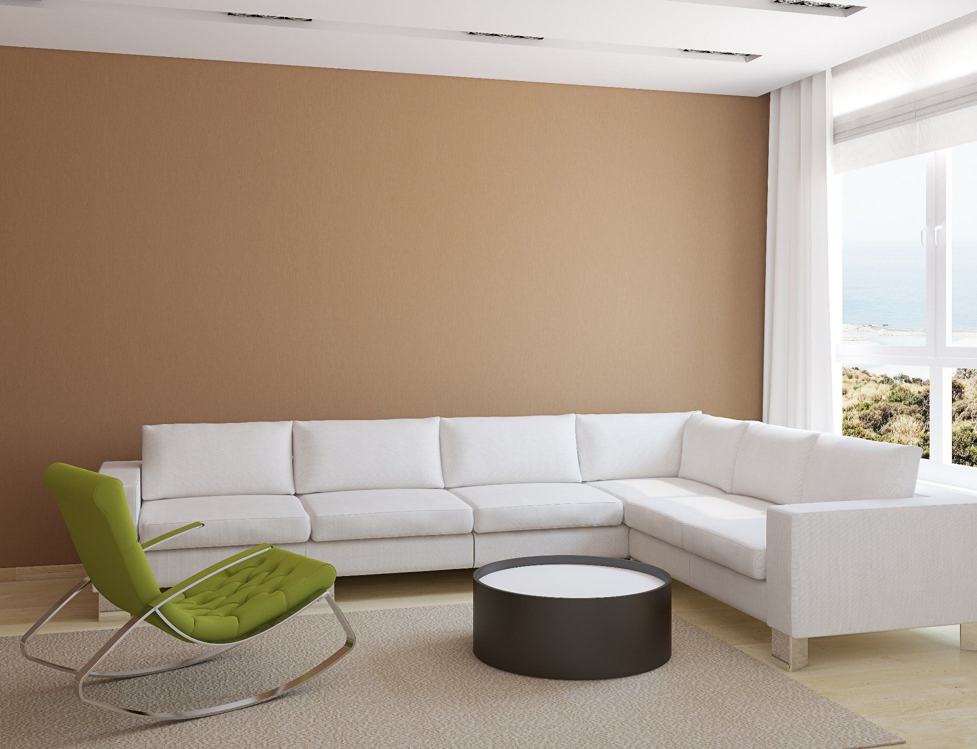 Big Corner 7 Seats Leather Sofa