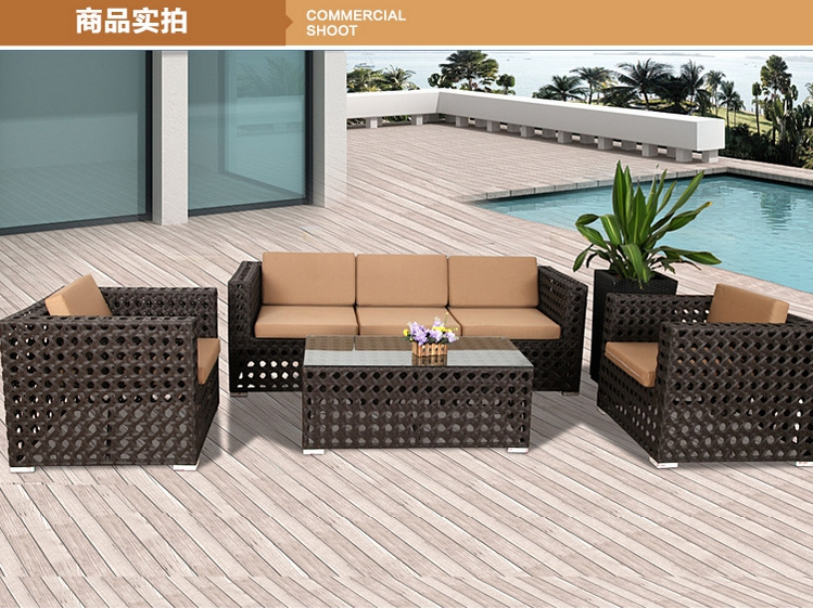 Rattan & Aluminum Furniture, Outdoor Rattan Sofa