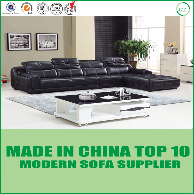 Popular European Skinn Leather Miami Sofa