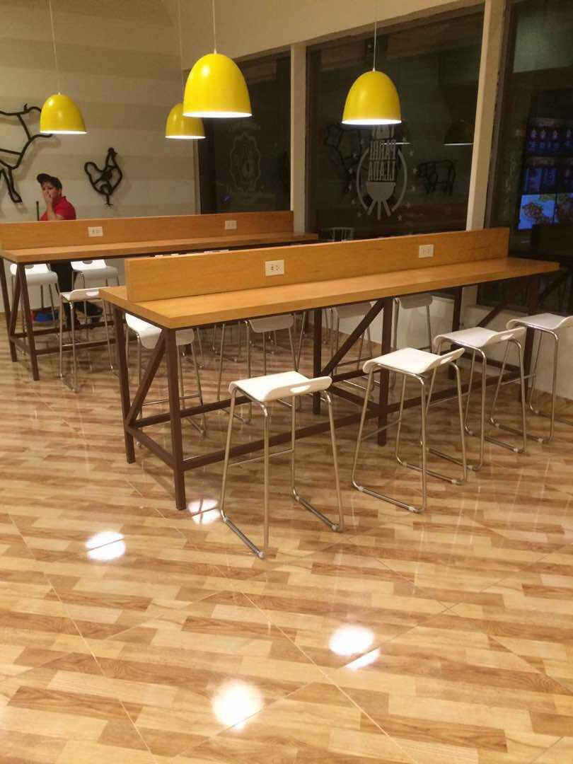 Restaurant Furniture Wooden Bar Table Chair (FOH-RC05)