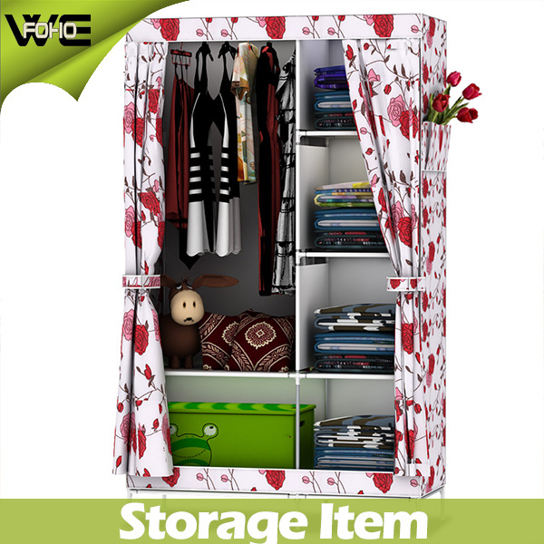 Multi-Function Organizer Bedroom Furniture Corner Armoire Wardrobe Closet