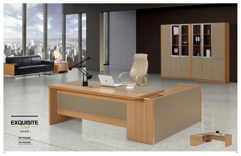 Chinese Modern Wooden Furniture Executive Office Desk