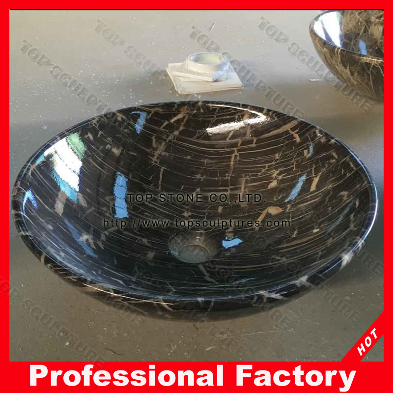 Polished Nature Granite Marble Stone Bathroom Basin Sink