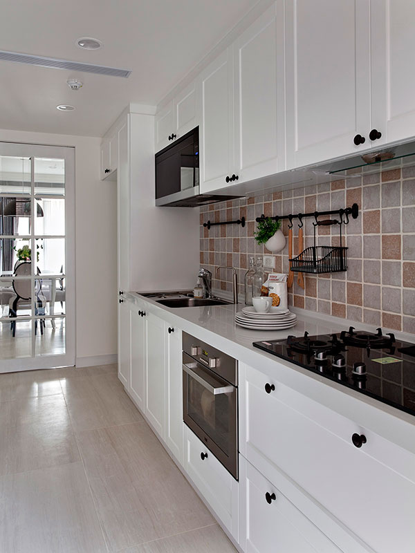 2017 Modern White Shaker Wooden Kitchen Cabinet Yb1706198
