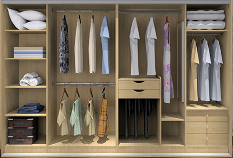 Modular Wardrobe for Modern Design Bedroom Furniture (Br-35-B)