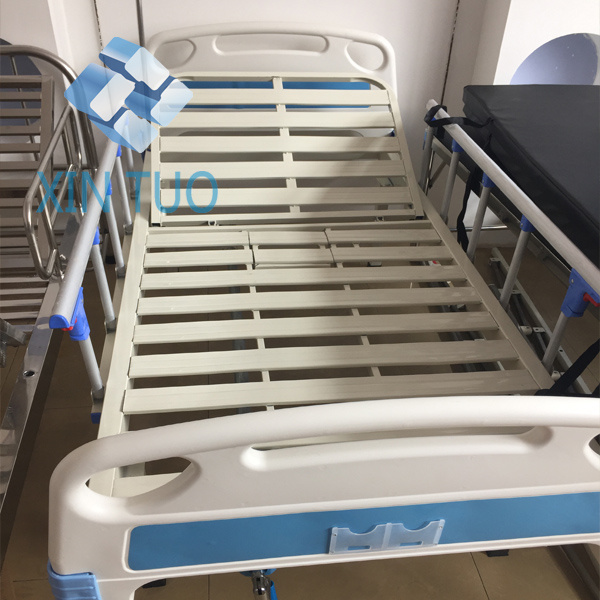 Hospital Instrument Single Crank Hand Operating Mechanical Hospital Beds