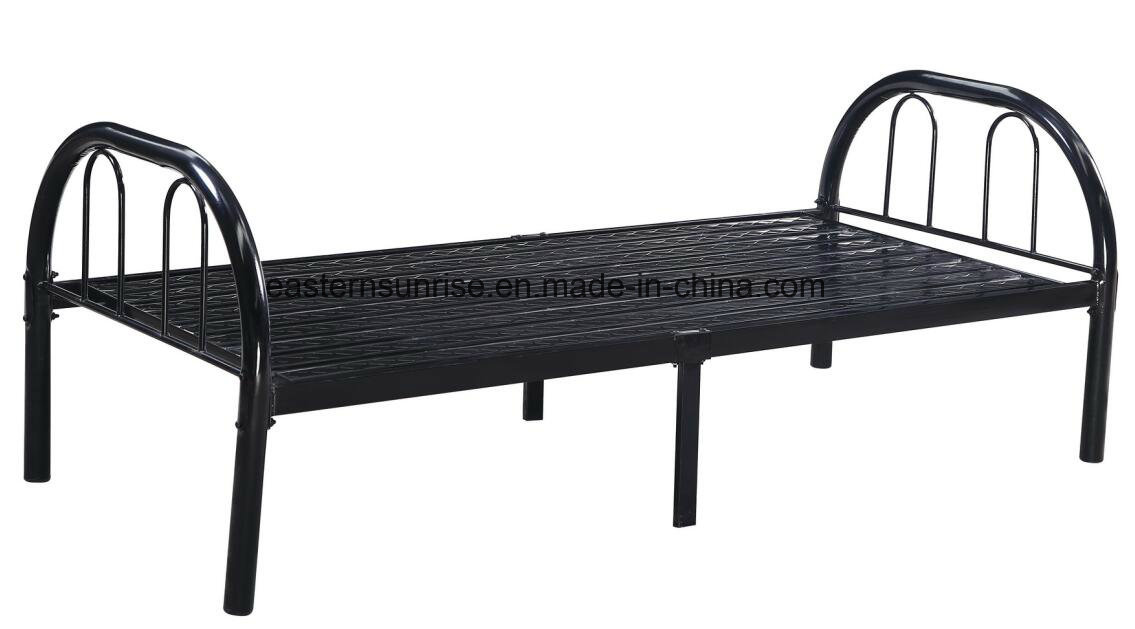 High Quality Dormitory Metal Single Sleeping Bed