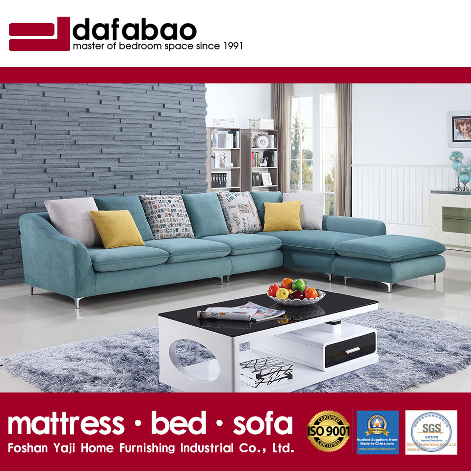 Living Room House Sectional Fabric Sofa (FB1105)
