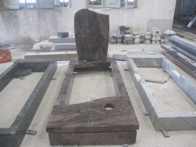 Aurola European/Russian/American Style Granite/Marble Tombstone with Custom Design