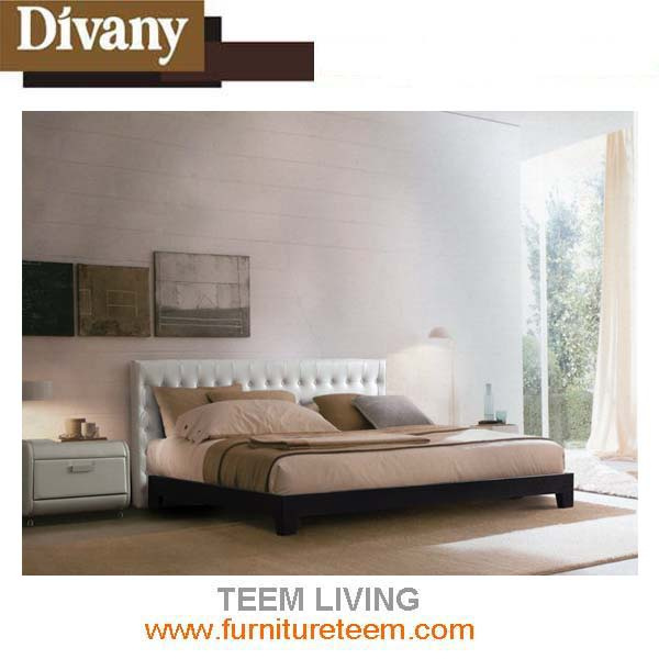 Fabric Leather Modern Home Furniture Bed