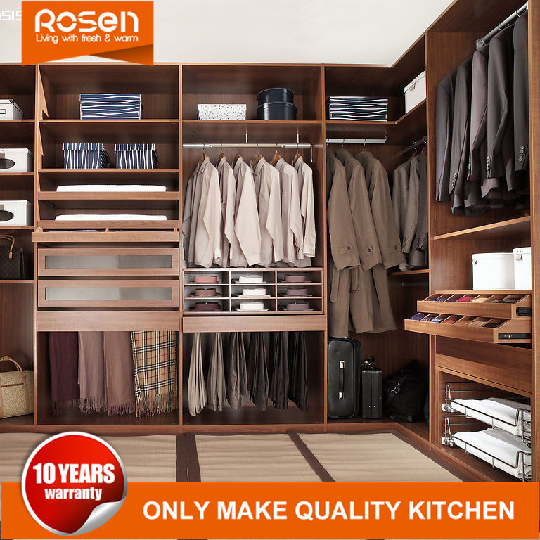 Teak Wood Design Walk in Wardrobes From China