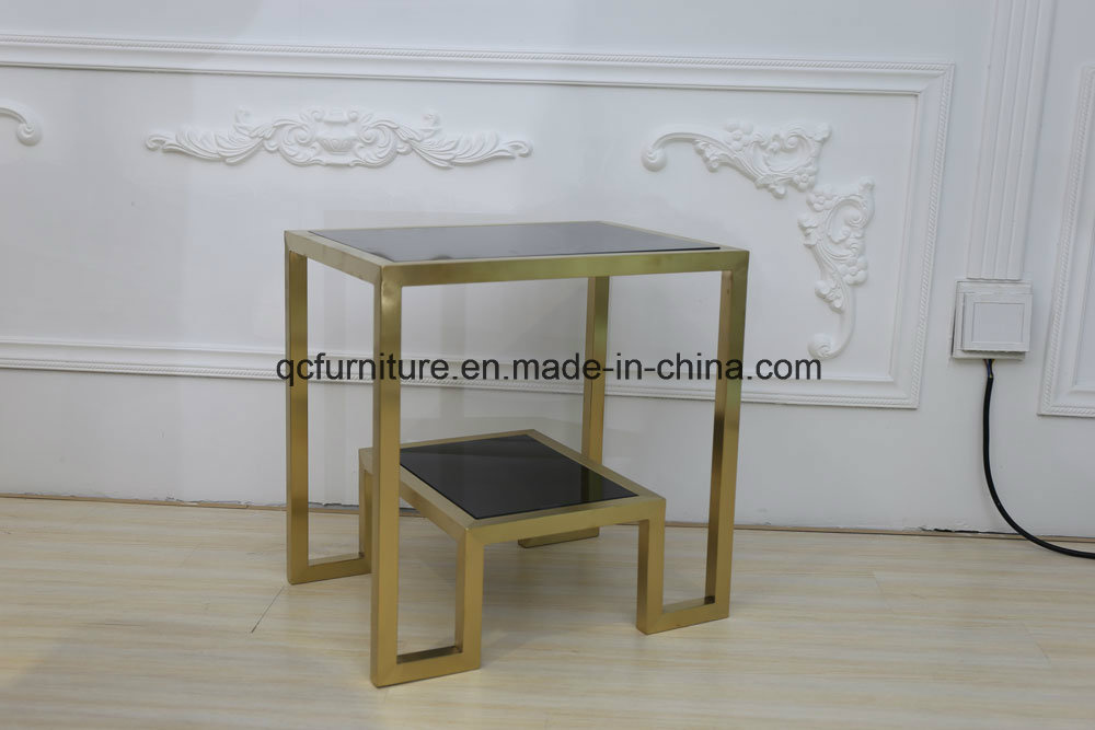 Hot Sale Side Table Mirrored Glass Corner Table