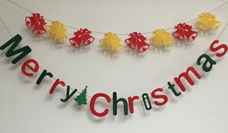 OEM Number Alphabet Design Paper Garland for Party Decoration
