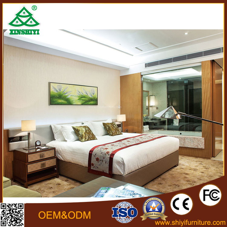 Mohagony Wood Royal Furniture Hotel Bedroom Sets