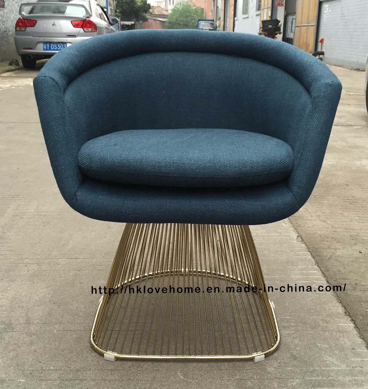 Leisure Outdoor Restaurant Furniture Wire Metal Dining Chair