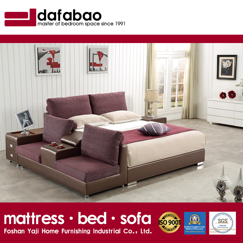 2017 Latest Design Fabric Bed for Bedroom Set (FB8045)