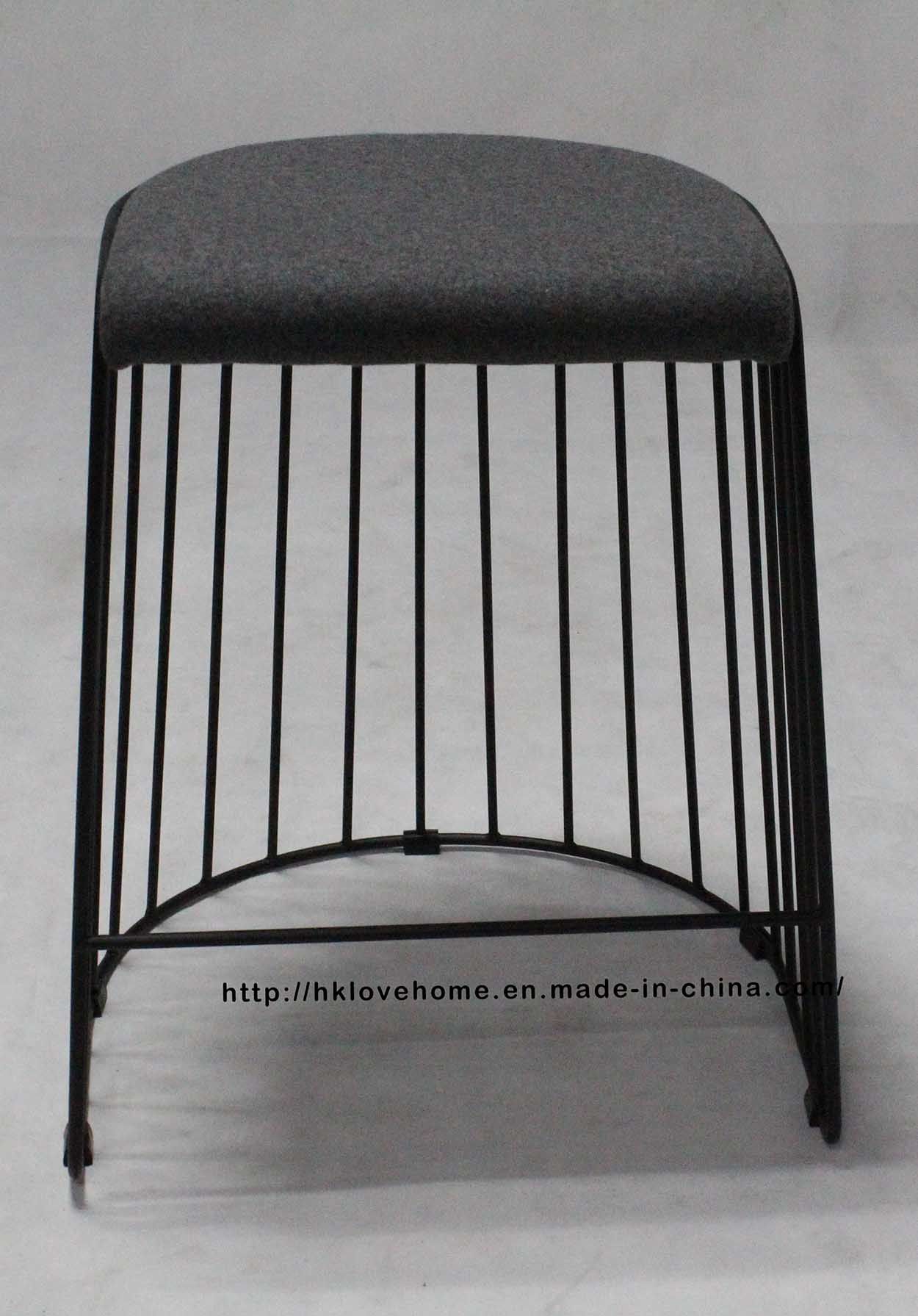 Metal Restaurant Stackable Wire Dining Black Gray Counter Bar Stools