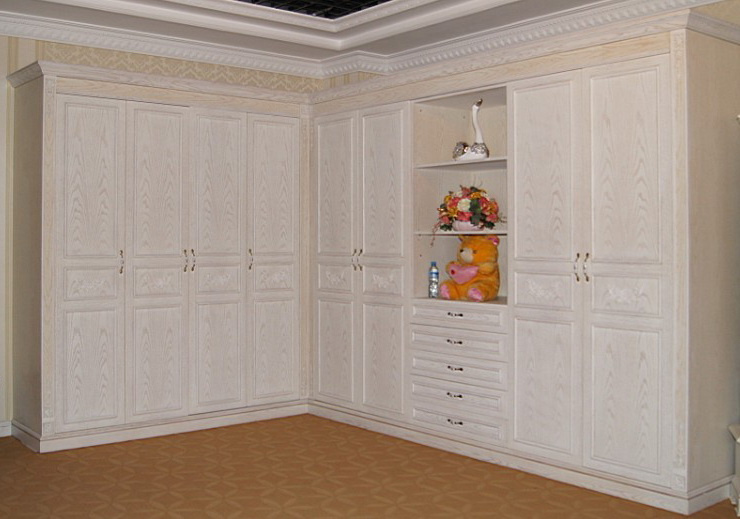 Custom Made Solid Wood Wardrobe (YBW-5)