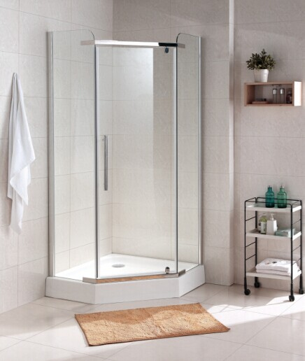 China Ce/Australian Approved Diamond Shape Simple Shower Enclosrue (P11)