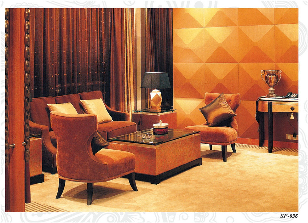 2014 High End Ergonomic Fashion Hotel Sofa (SF036)