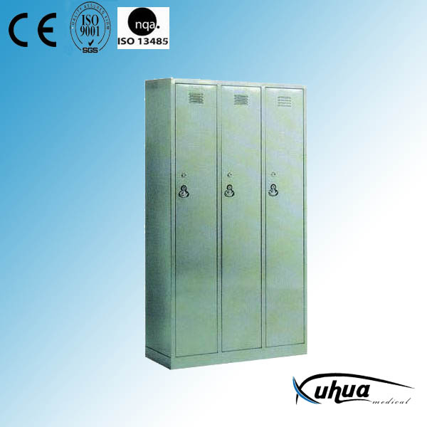 Stainless Steel Hospital 3-Door Dressing Cabinet (U-16)