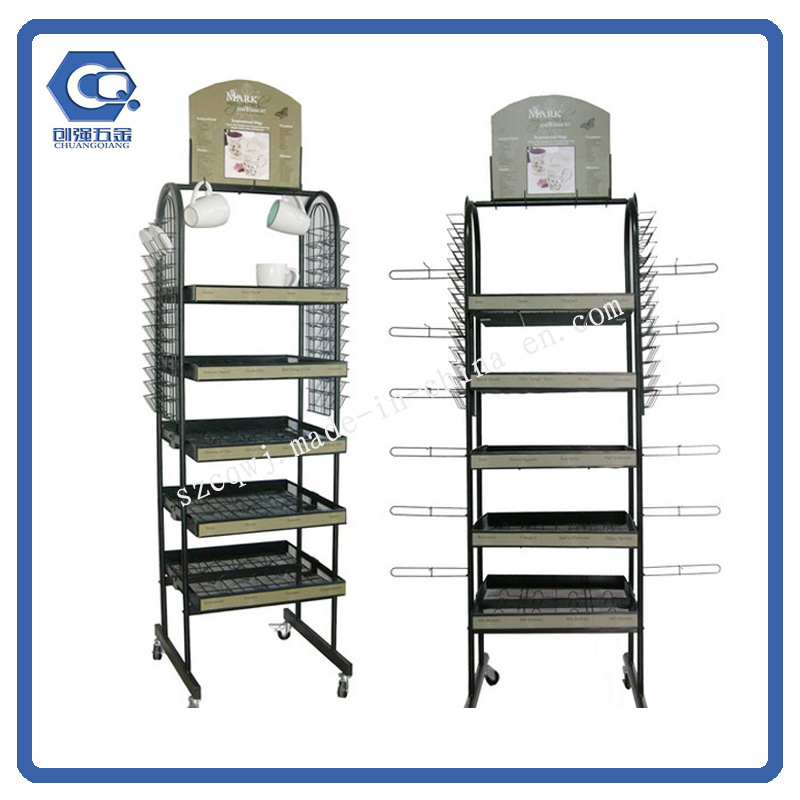Custom 5-Tier New Various Arrivals Iron Coffee Mug Rack Stand