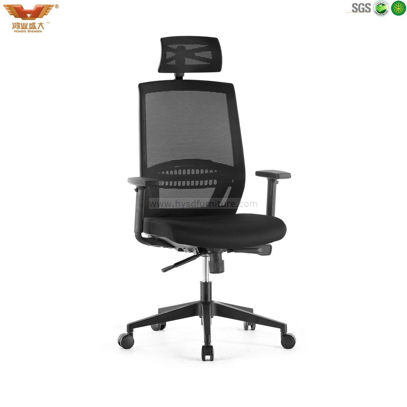 Ajustable Armrests Swivel Mesh Office Chair