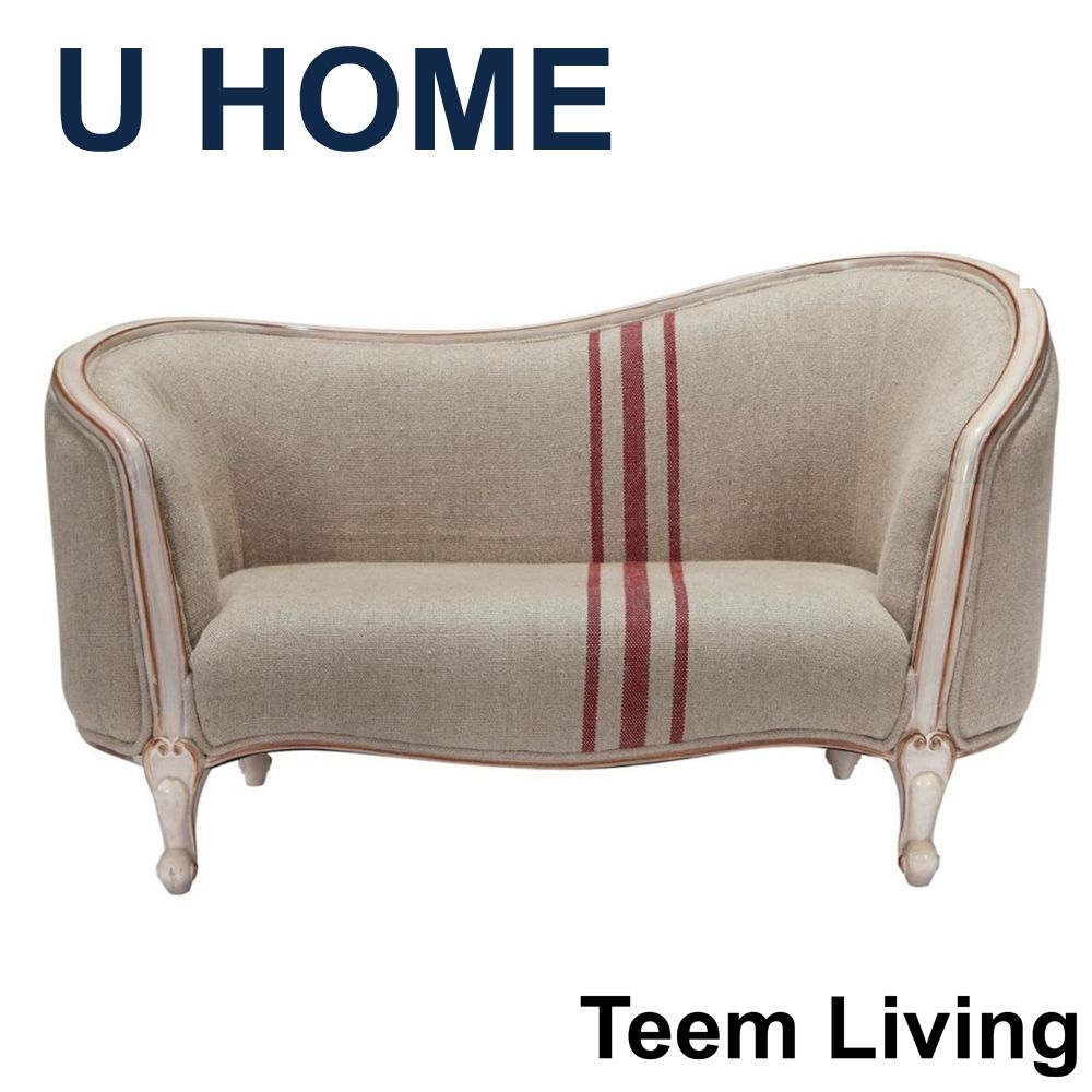 French Living Room Furniture Antique Leasure Love Sofa
