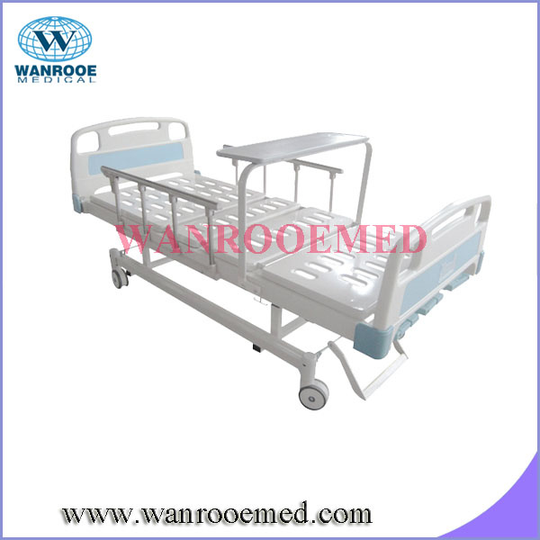 Bam302 High Quality Height Adjustable Crank Manual Bed for Patient