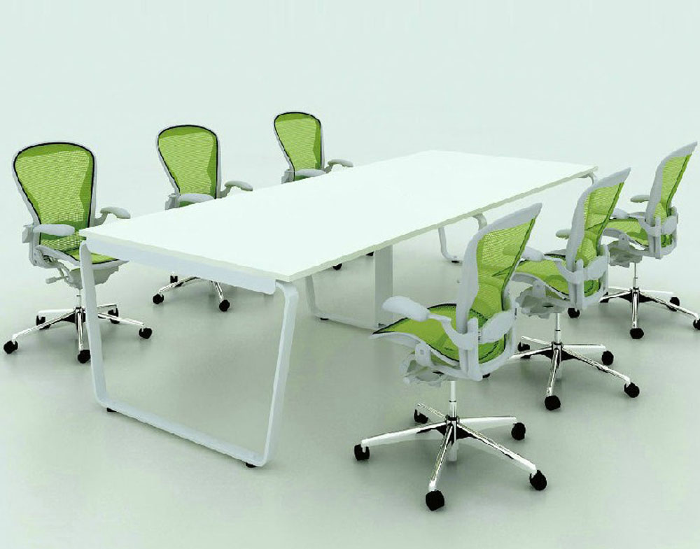 Movable Office Furniture Melamine Conference Table Meeting Table Design (SZ-MTT094)