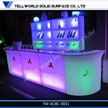 Modern Elegant Acrylic Solid Surface Wine Bar Counter (TW-110)