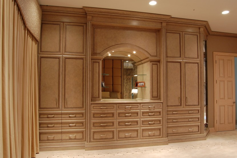 Solid Wood Wardrobe, Bedroom Furniture #Yb-10