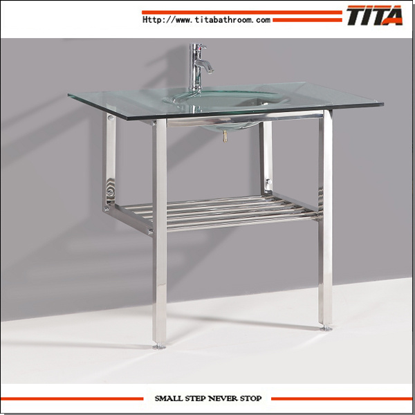 Corian Wash Basin/Cabinet Glass/Glass Wash Basin Sink Rectangular (TB014)