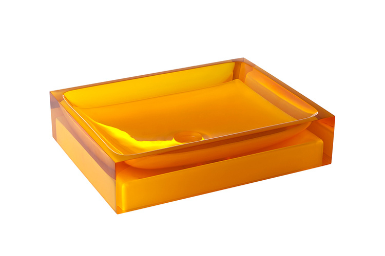 Transparent Resin Made Wash Basins (AX1001)