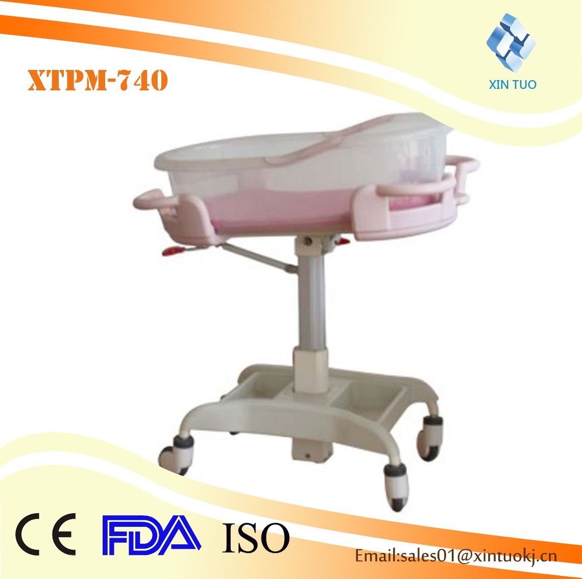 Infant Child Cot Bed Trolley Baby Cot/Hospital Baby Cot/Hospital Baby Trolleys
