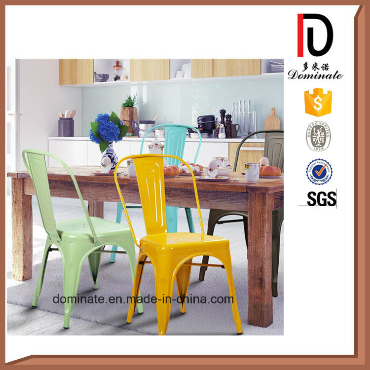 Different Colors Cheap Stacking Living Room Metal Chair
