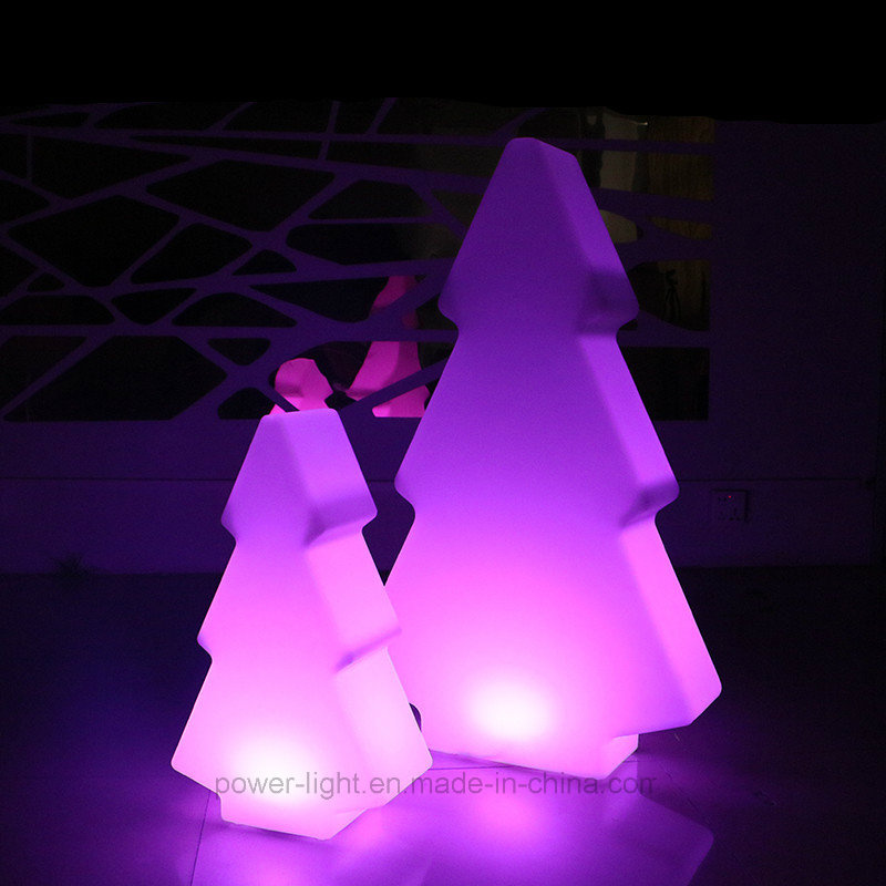 Christmas Decoration Plastic Color Changing Illumianted LED Christmas Tree