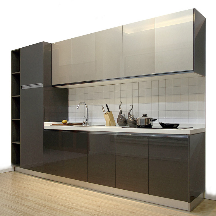 Modern Solid Wood Kitchen Cabinets Commercial Kitchen Cabinet