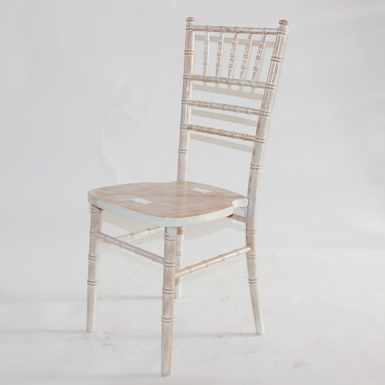 Cheap Wooden Limewash Camelot Chair for Restaurant