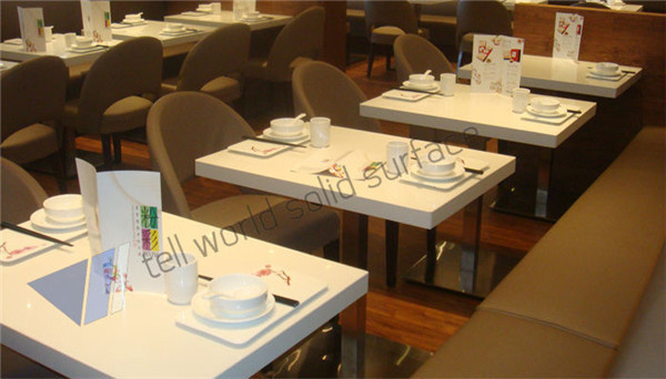 2015 Antique Artificial Marble Dining Table New Coffee Shop Table and Chair Set