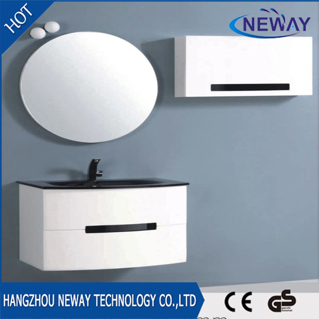 New Fashion Modern Walll Mounted PVC Bathroom Cabinet