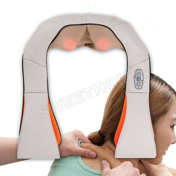 Electric Shiatsu and Heat Back Pain Relief Massage Belt