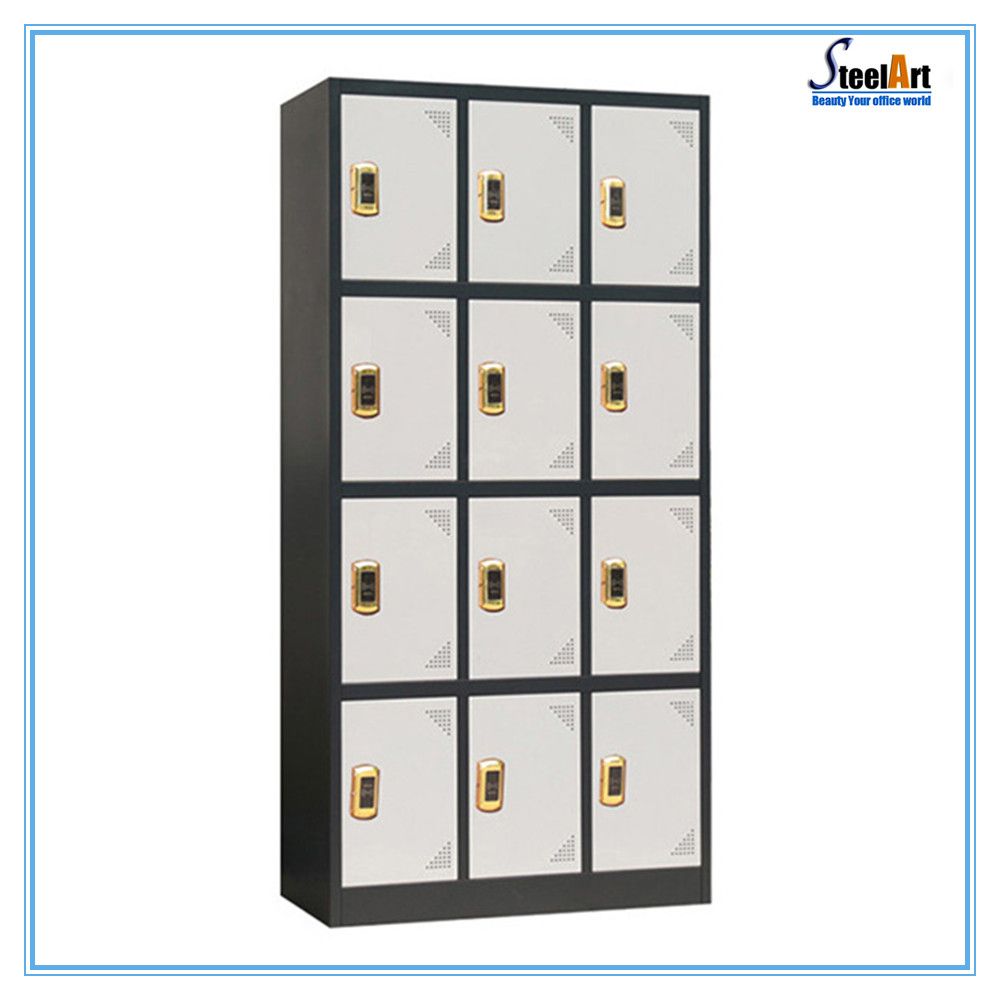Public Changing Room 12 Door Steel Locker Cabinet