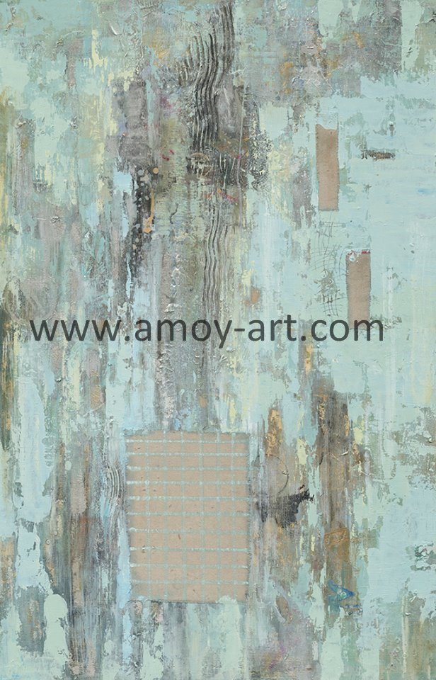 Abstract Blue Canvas Wall Art Oil Paintings for Home Decor